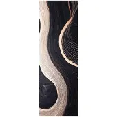 vidaXL Tapis de Cuisine Noir 180 x 60 cm Velours