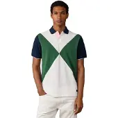 Hackett pour homme. HM5600208 Polo Nbr Diamond blanc cassé (XL), Casuel, Coton, Manche courte