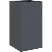 vidaXL Jardinière anthracite 42x38x75 cm acier