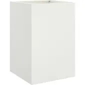 vidaXL Jardinière blanc 52x48x75 cm acier