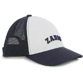 Zadig & Voltaire X60620 Junior Cap Blanc,Bleu 54 cm Enfants