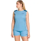 Trangoworld Rainier Sleeveless T-shirt Bleu L Femme