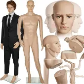 TecTake - mannequin mannequin modèle "gentlemen" - démontable - 402662