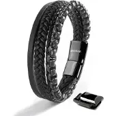 SERASAR Bracelet 'Hero' noir