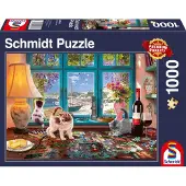 Schmidt Puzzle Table pour les amateurs de puzzles 1000 pièces