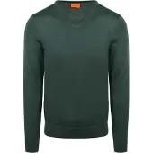 Suitable Merino Pullover V-Neck Vert Racing