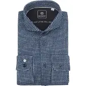 Blue industry Chemise Imprimée Bleu