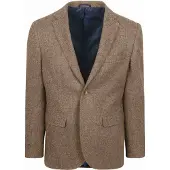Suitable Colbert Herringbone Laine Mérinos Marron Clair