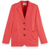 Scotch & Soda Blazer Boxy Unlined Single Breasted