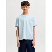 Jack & jones Junior T-Shirt opal / bleu pastel / blanc