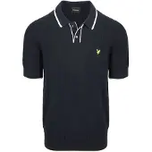 Lyle & Scott Polo Maille Bordé Marine