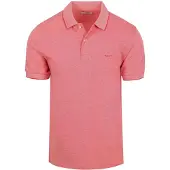 Gant Polo Piqué 2-Tone Rouge Rose taille 3XL