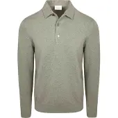 Profuomo Polo Manches Longues Luxury Basic Vert