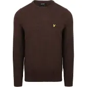 Lyle & Scott Pull Laine d'Agneau Marron