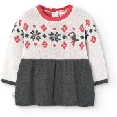 Boboli Knitwear Long Sleeve Dress Multicolore 12 Months Fille