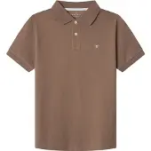 Hackett Small Logo Short Sleeve Polo Marron 5 Years Garçon