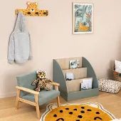 Atmosphera Fauteuil Enfant - Basile Vert Céladon