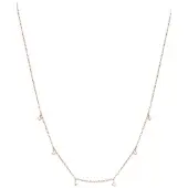 Hey Happiness Chaîne 'Petite Sparkle' or rose