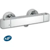 Huber Munchen mitigeur douche thermostatique chromé