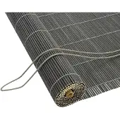 vidaXL Store gris 100 x 160 cm en bambou