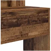 vidaXL Coiffeuse de chambre à coucher en vieux bois 80 x 39,6 x 135 cm