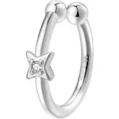 Hey Happiness Boucles d'oreilles 'Stella' argent