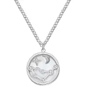 Hey Happiness Chaîne 'Cosmic Capricorn' argent