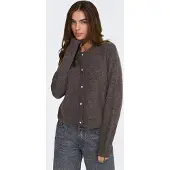 JDY Cardigan 'JDYLUMI' brun foncé