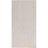 vidaXL Tapis rectangulaires GALATI Crème 150 x 80 cm