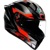 AGV K1 N Fastlap Casque Intégral Noir/Gris/Rouge S unisex