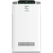 Heinner Purificateur d'air HPA-318WIFI, CADR 318 m³/h, 38 m²,tactile avec écran, contrôle WIFI, télécommande, filtre HEPA H11, générateur d'ions négatifs, capteur PM 2.5, Vert/Jaune/Rouge