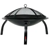 TRIZERATOP Brasero en acier pliable, dimensions 56 x 39 cm, avec couvercle
