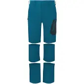 TROLLKIDS Preikestolen Double Zip-off Pants Bleu 134 cm Enfants