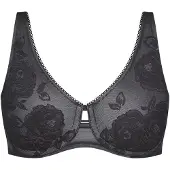 Triumph Soutien-gorge minimiseur ' Wild Rose Sensation ' noir
