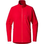 Haglöfs Rosson Mid Full Zip Fleece Rouge XS Femme