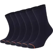 Suitable Chaussettes 6 Paires Bio Foncé Bleu Bleu foncé taille 42-46