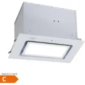 Klarstein Hotte Aspirante Encastrable, Hottes de Cuisine, Filtre de Hotte en Aluminium, Débit d'Air Puissant 506 m³/h et Silencieux, Eclairage à LED, Commandes Tactiles, Hottes Aspirantes Murales