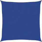 vidaXL Voile d'ombrage 160 g/m² bleu 2x2 m HDPE