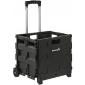 Keeeper Diable pliable "olli" avec bac pliable 65 litres noir