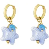 Cala Rose Boucles d'oreilles 'OCEAN STAR' bleu