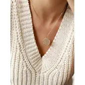 Hey Happiness Chaîne 'Flower of Life' or rose