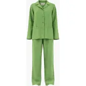 AmourLinen Pyjama 'Snooze' vert