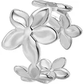 Hey Happiness Bague 'Bloom Flower' argent