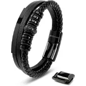 SERASAR Bracelet 'Shine' noir