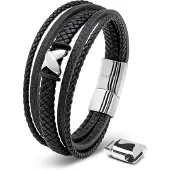 SERASAR Bracelet 'Flake' argent