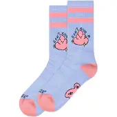 American Socks Chaussettes de - Don't give a shit - Mid High - Standard - pour Unisexe - bleu clair - Taille Standard