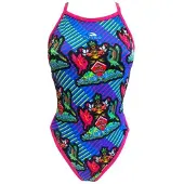 Turbo Emblem Revolution Swimsuit Bleu S Femme