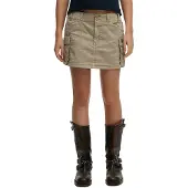 Superdry Cargo Mini Skirt Beige 2XS Femme