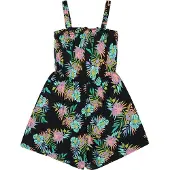 Roxy Playa Baby Printed Sleeveless Romper Noir 16 Years Fille