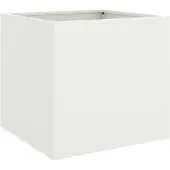 vidaXL Jardinière blanc 42x40x39 cm acier